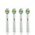 4 db-os 3D-s fogkefe fej, Oral-B elektromos fogkeféhez - 18P
