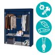 Mobil ruhás szekrény, kék