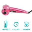 Hajgöndörítő időtartam és hőfok szabályozóval - pink