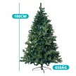 3D műfenyő fém talppal - 180cm