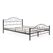 Fém ágykeret ajándék ágyráccsal 140x200cm, fekete