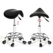 Nyerges, gurulós kozmetikai szék - fekete
