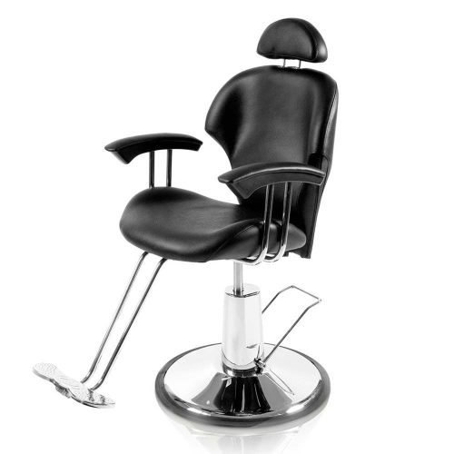 Fodrász szék állítható magassággal - fekete