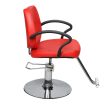 Fodrász szék állítható magassággal - piros