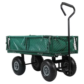 Fém kerti kézikocsi, 300 kg teherbírással