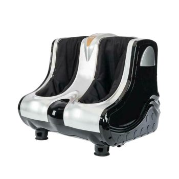   Láb- és vádlimasszírozó állítható intenzitással - ezüst