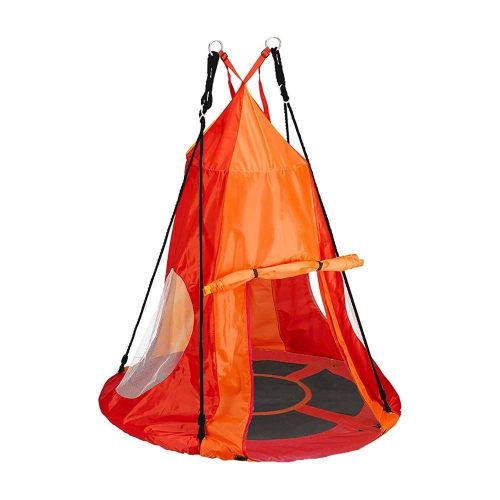Fészekhinta sátorral - piros - 90 cm