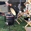 Mini kamado faszenes grill