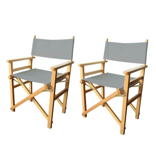 2 db-os rendezői szék - szürke