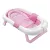 Összecsukható babakád hálóval - rózsaszín