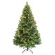 LED-es műfenyő melegfehér - 260 LED-es - 180 cm-es