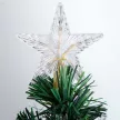 Műfenyő száloptikával színes LED-el - 210 cm-es