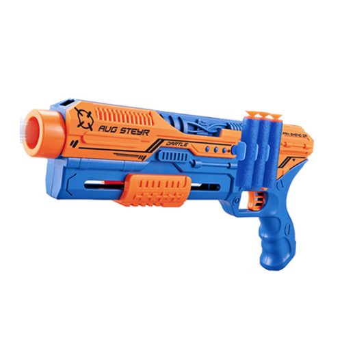 Játékfegyver kiegészítőkkel - narancssárga