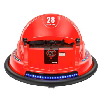   Elektromos gyermek dodzsem - 6V, akku+távirányító - piros