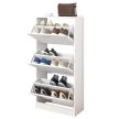 Cipősszekrény 3 részes - fehér