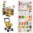 Játék szupermarket sárga - 65 részes