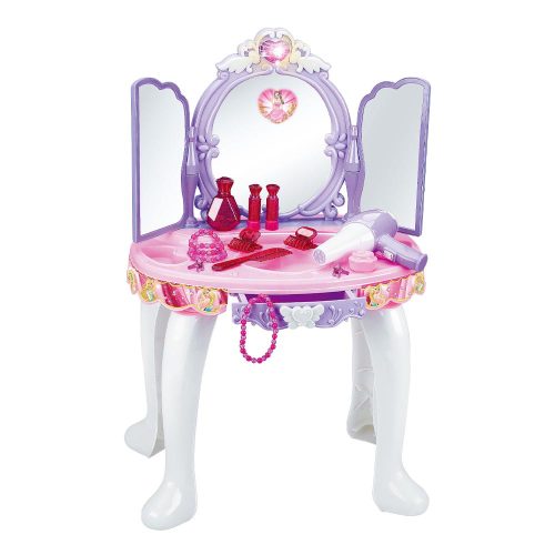 Játék fésülködő asztal hercegnős - lila-rózsaszín