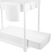 Mosogató alá helyezhető 2 szintes rendszerező állvány - fehér