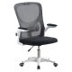 Ergonomikus irodai szék felhajtható könyöktámasszal - fehér