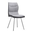 Lisa étkezőszék 2 db - szürke-fekete