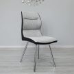 Lisa étkezőszék 2 db - szürke-fekete