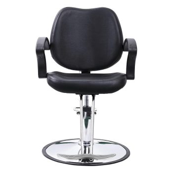 Fodrász szék állítható magassággal, fekete