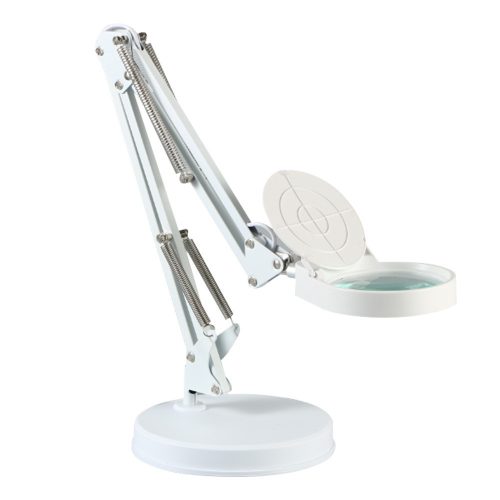 Asztali nagyító, LED fénnyel - fehér