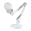 Asztali nagyító, LED fénnyel - fehér