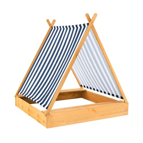 Homokozó sátortetővel