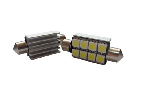 Can-Bus LED szofita, 42mm, fehér - Exod CL PL8-5050 - párban