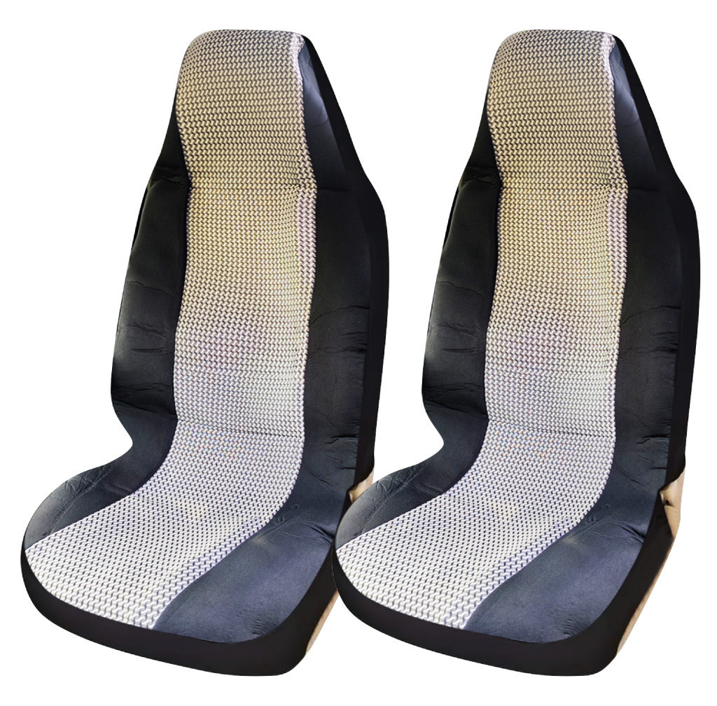 Image of 2db-os személy és kisteherautó üléshuzat - fekete-fehér mintás