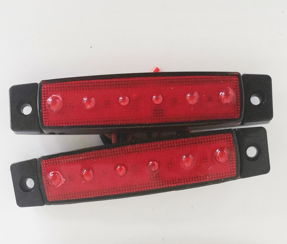 Image of 6 LED-es szélességjelző piros - 12-24V - 1db