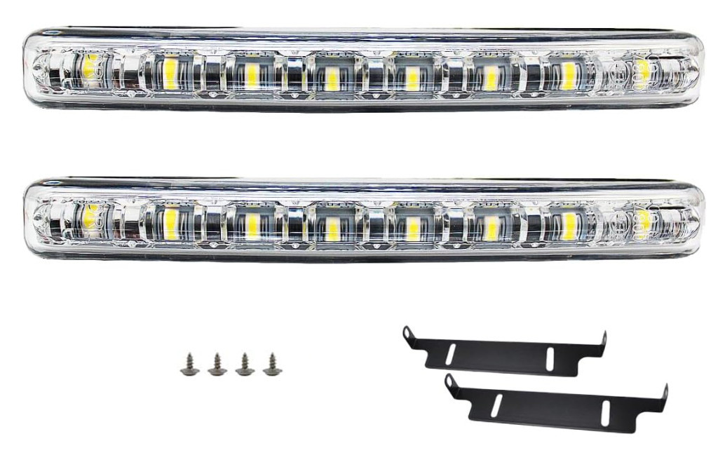Image of 8LED-es nappali menetfény - E jeles - ON/OFF funkció - párban