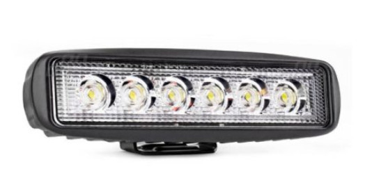 Image of 6 LED-es munkalámpa - 160x46mm, terítőfényű - ML-LW5018L