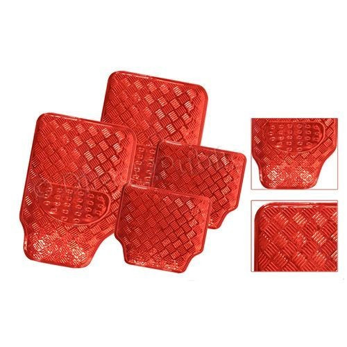 Image of 4 részes autós gumiszőnyeg szett univerzális piros