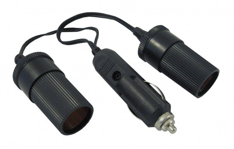 Image of Szivargyújtó elosztó - kettes - 12/24V