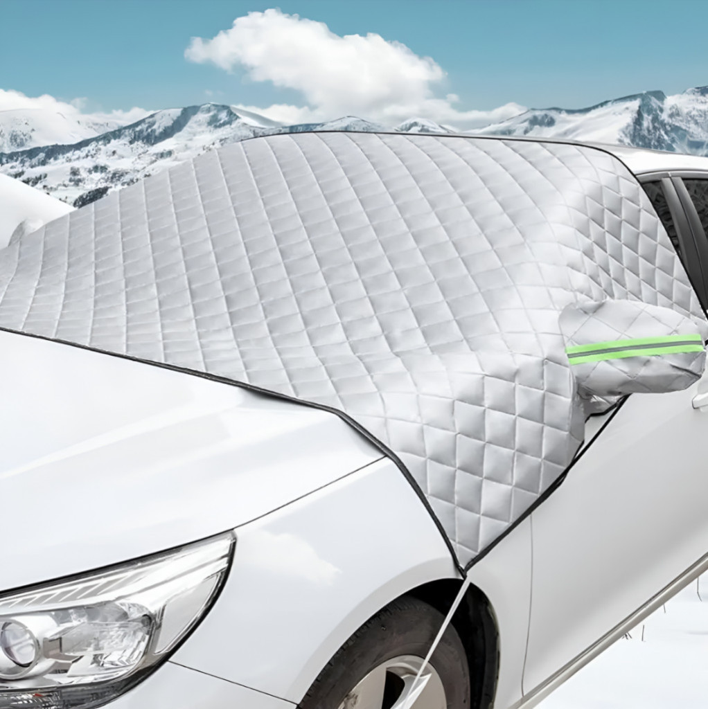 Image of 3 rétegű mágneses thermo szélvédőtakaró - 145×118cm