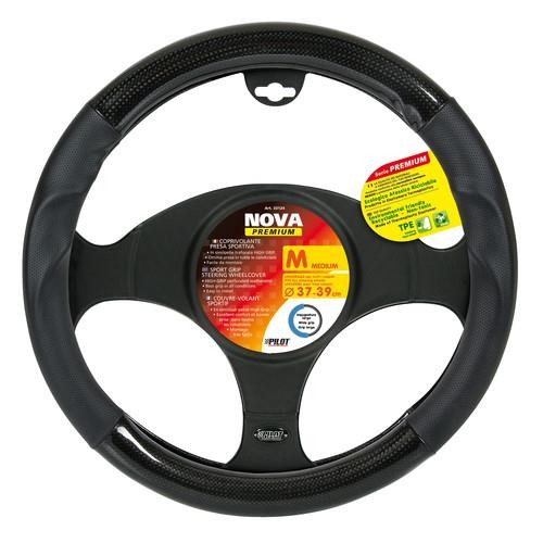 Lampa Kormányvédő Nova, 37-39cm - fekete-karbon Lampa Kormányvédő Nova, 37-39cm - fekete-karbon