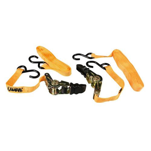 Lampa - csomagleszorító heveder - 2db - minősített, racsnis, 5m Lampa - csomagleszorító heveder - 2db - minősített, racsnis, 5m