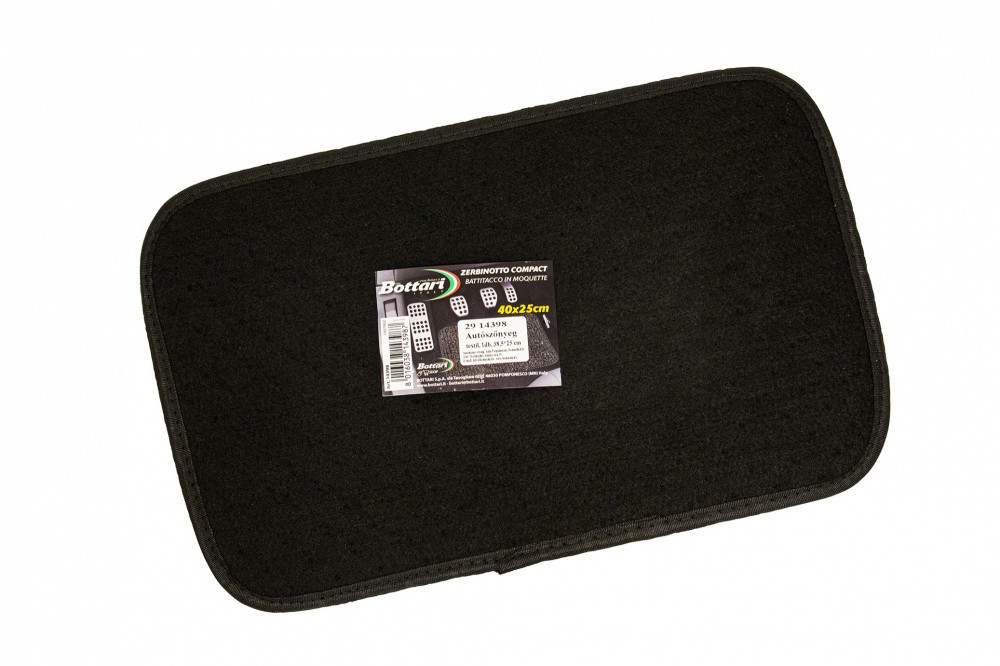 Image of Bottari Zerbinotto Compact - szövet autószőnyeg, 1db-os, 38x25cm, fekete