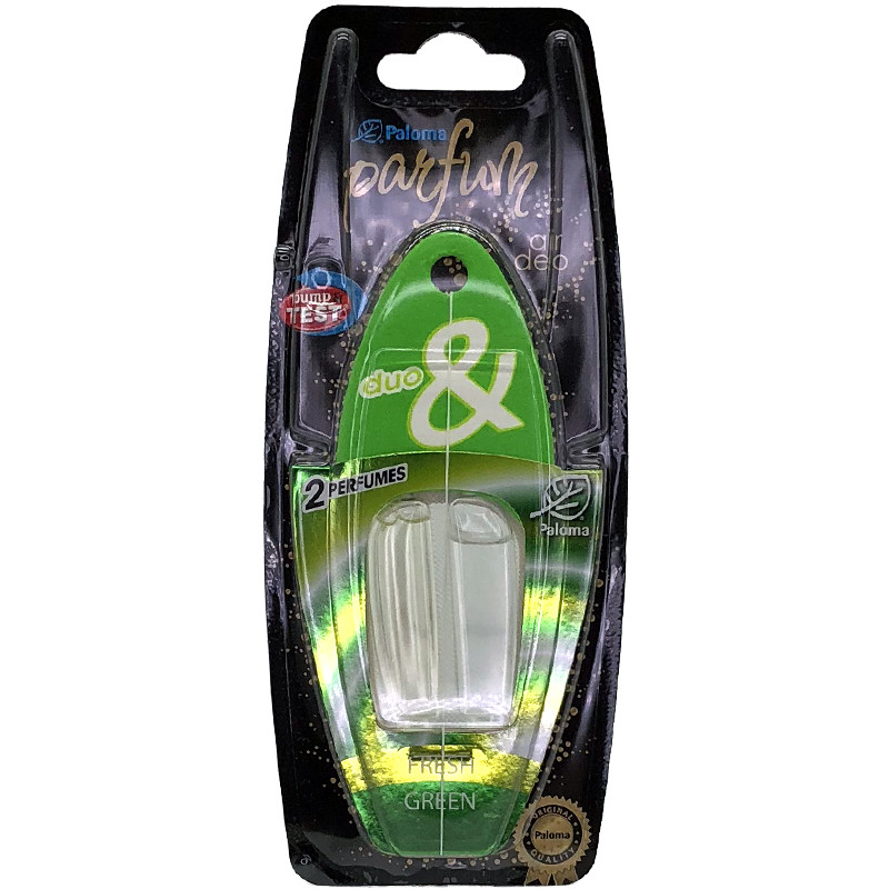 Paloma autóillatosító Duo Parfüm Fresh and Green 2 x 2,5 ml Paloma autóillatosító Duo Parfüm Fresh and Green 2 x 2,5 ml