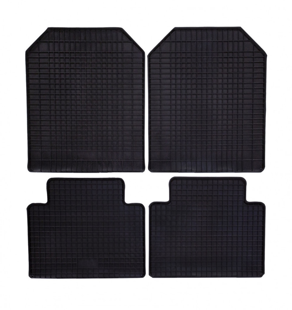 Image of 4 részes gumi autószőnyeg szett - peremes