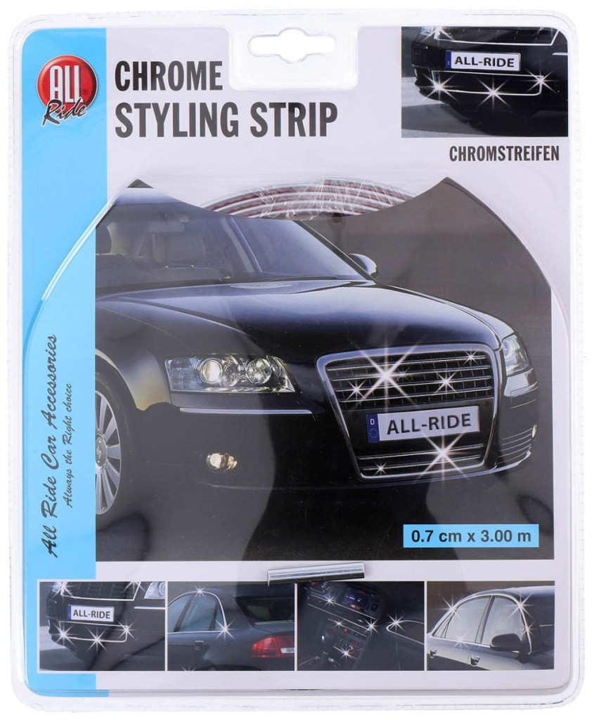 Image of 3m hosszú 7mm széles króm díszcsík