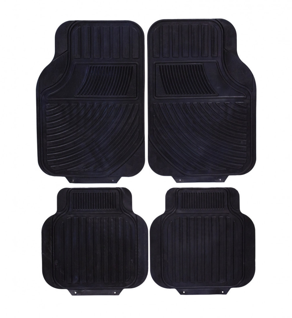 Image of 4 részes univerzális autós gumiszőnyeg - fekete