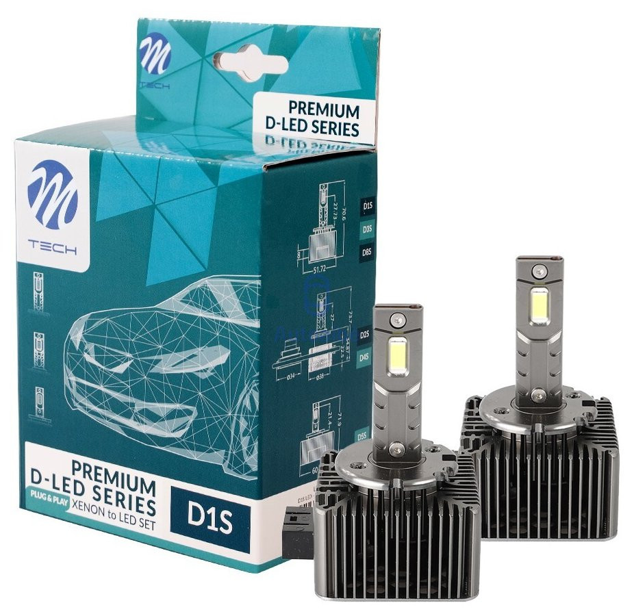 Image of M-Tech LED izzó 12V D1S - párban