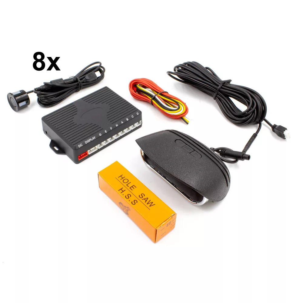 Image of 8 szenzoros tolatóradar hangjelzéssel, LCD kijelzővel