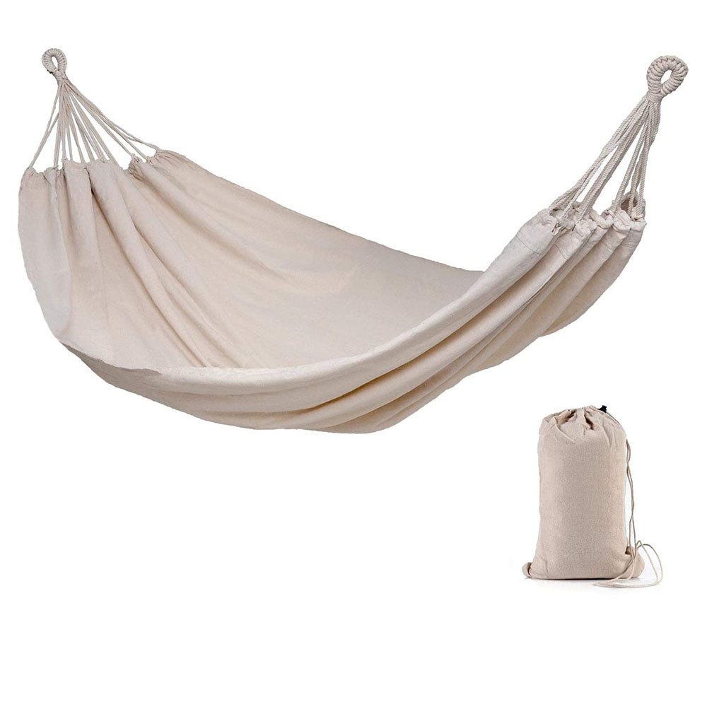 Image of Kétszemélyes függőágy 150kg-os teherbírással - bézs