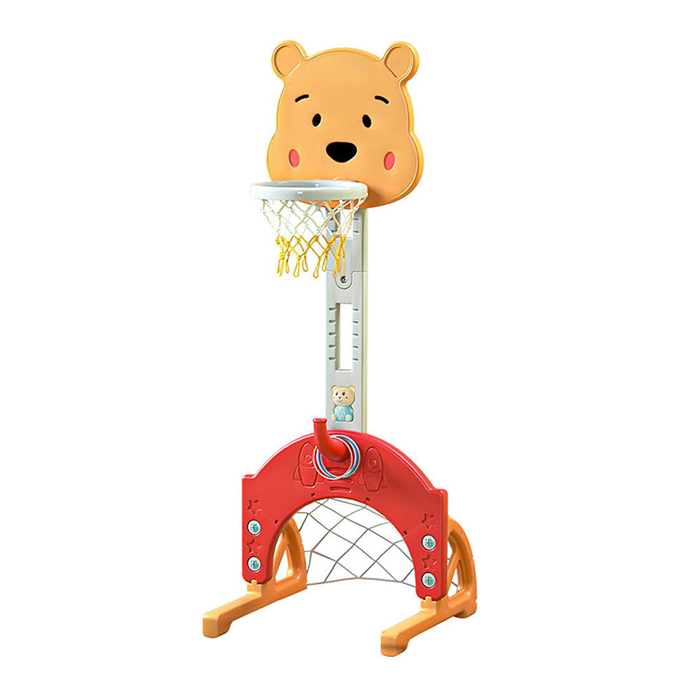 Image of 4 az 1-ben állítható magasságú gyerek játékszett - narancs-sárga