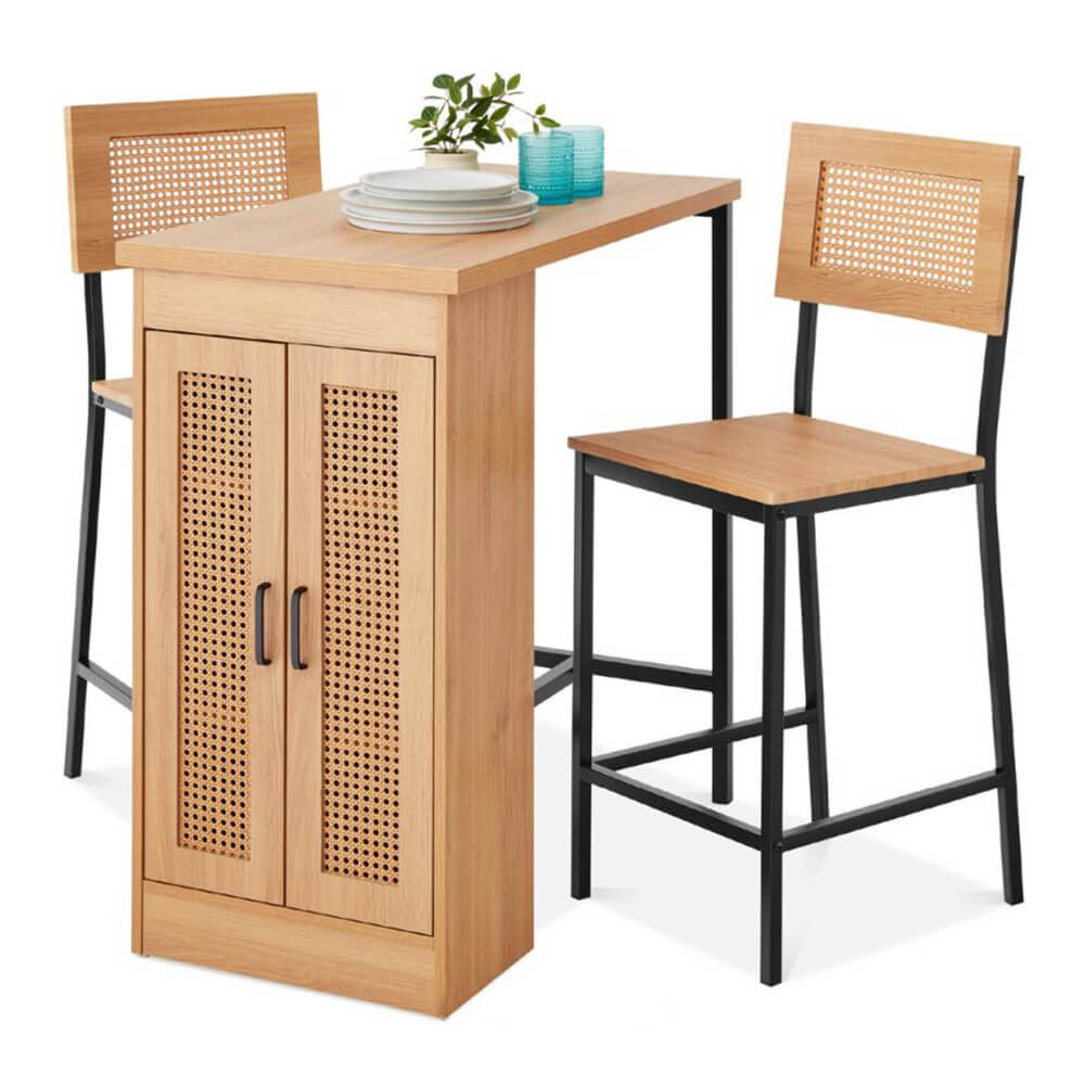 Image of 3 részes magasított étkezőgarnitúra tárolóval