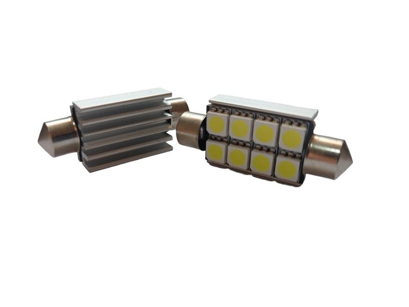 Image of Can-Bus LED szofita, 42mm, fehér - Exod CL PL8-5050 - párban